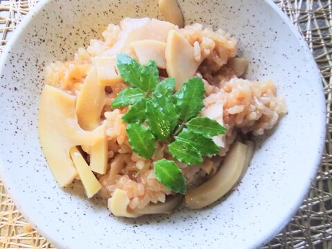 たけのこ☆タケノコおこわ☆炊飯器で簡単に